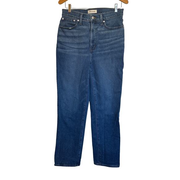 Madewell The Perfect Vintage Straight Jean Mayfield Wash Blue Denim Loose 29 - Picture 1 of 10